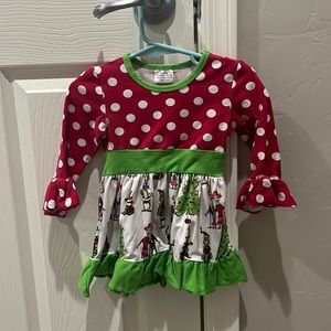 Grinch Christmas dress size 2xs